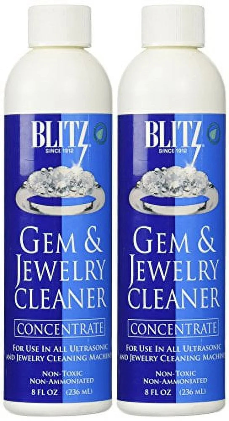 2-Pack 8 Oz Concentrated Jewelry Cleaning Solution